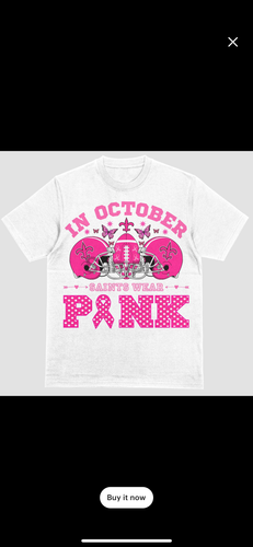 Saints Pink Shirt