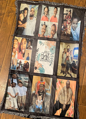 Personalized 9 Panel Blanket